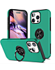 Dual Layer Case with Magnetic Ring - DARK GREEN for iPhone 12 Pro Max (Only Ground Shipping)