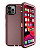 Heavy Duty Case for iPhone 12 Pro Max (MAROON & PINK) (Only Ground Shipping)