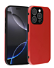 Full Cover New Design Silicone Case - RED for iPhone 12 Pro Max (Only Ground Shipping)