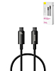 BASEUS PD 3.1 USB C-C Tungsten Gold Fast Charging Data Cable (BLACK) (240w) (3ft) (Only Ground Shipping)