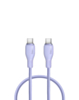 BASEUS Pudding Series USB C-C Fast Charging Cable (NEBULA PURPLE) (3ft) (100W) (Only Ground Shipping)