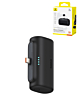 BASEUS Compact Fast Charging Power Bank USB-C with USB-C Charging Cable (20W) (CLUSTER BLACK) (5000 mAh) (Only Ground Shipping)