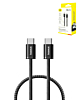 BASEUS USB C-C Dynamic 4 Braided Fast Charging Data Cable (BLACK) (100w) (3ft) (Only Ground Shipping)