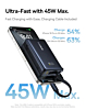 BASEUS PicoGo Digital Display Power Bank (45W) (10000mAh) (COSMIC BLACK) (Only Ground Shipping)