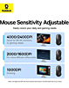 BASEUS F02 Ergonomic Wireless Mouse Bluetooth (COSMIC BLACK) (Only Ground Shipping)
