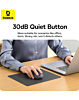 BASEUS F02 Ergonomic Wireless Mouse Bluetooth (COSMIC BLACK) (Only Ground Shipping)