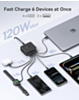 BASEUS EnerFill FH11 GaN Fast Charger 3C+U 140W US (COSMIC BLACK) (Only Ground Shipping)