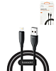 Toocki USB A-L Non-MFI Fast Charging Data Cable (BLACK) (6ft) (20W) (Only Ground Shipping)