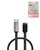 Toocki Car Series USB C-C Thick Braided Fast Charging Data Cable (GRAY) (3ft) (60W) (Only Ground Shipping)