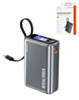 Toocki Energy Cube Power Bank with Built-In Cable and LCD Indicator (20000 mAh / 65W) (Only Ground Shipping)