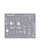 QianLi Bumblebee QS148 Stencil for iPhone 6S-13 Screen IC/Face ID/Tail Plug /Infrared/True tone/Camera Series