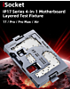 QianLi iSocket (4in1) Motherboard Layered Test Frame for iPhone 17 / Air / 17P / 17PM