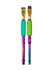 MIJING Pad Cleaning Sideburns Brush (2 Pcs)