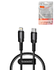 Toocki USB C-L Non-MFI Fast Charging Data Cable (GRAY / BLACK) (3ft) (20W) (Only Ground Shipping)