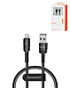 Toocki USB A-L Non-MFI Braided Fast Charging Data Cable (BLACK) (3ft) (12W) (Only Ground Shipping)