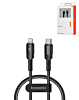 Toocki USB C-L Non-MFI Fast Charging Data Cable (BLACK) (3ft) (20W) (Only Ground Shipping)