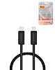 Toocki TPE USB C-C Super Fast Charging Data Cable (3ft) (100W) (BLACK) (Only Ground Shipping)