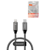 Toocki USB C-L Crystal Fast Braided Charging Data Cable NON MFI (BLACK) (3ft) (20W) (Only Ground Shipping)