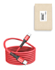 Esoulk USB C-C Braided Charging Cable (RED) (4ft) (30W) (Only Ground Shipping)