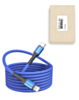 Esoulk USB C-L Non-MFI Braided Charging Cable (BLUE) (4ft) (30W) (Only Ground Shipping)
