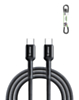 Esoulk USB C-C Fast Charging Cable (BLACK) (10ft) (30W) (Only Ground Shipping)