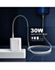 Esoulk USB C PD Fast Wall Charger (30W) (WHITE) (Only Ground Shipping)