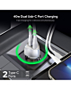 Esoulk Dual USB C+C Car Charger (WHITE) (40W) (Only Ground Shipping)