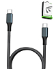 Esoulk USB C-C Charging & Data Sync Cable (BLACK) (6ft) (100W) (Only Ground Shipping)
