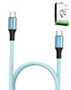 Esoulk USB C-C Charging & Data Sync Cable (BLUE) (6ft) (100W) (Only Ground Shipping)