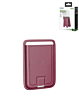 Esoulk Magnetic Wallet with Foldable Stand (MAROON) (Only Ground Shipping)