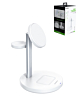 Esoulk 3in1 Magnetic Wireless Charging Stand (15W) (WHITE) (Only Ground Shipping)