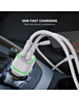 Esoulk PD + QC EA15 Fast Car Charger (WHITE) (18W) (Only Ground Shipping)