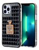 Crystal Stones Case with Perfume Adornment - BLACK for iPhone XR (Only Ground Shipping)