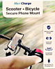 MaxCharge Secure Scooter and Bicycle Phone Mount (Only Ground Shipping)