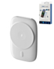 POMGEAR MagPower Deluxe Portable Magnetic Wireless Power Bank (WHITE) (5000mAh) (Only Ground Shipping)