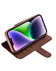 xBase Folio Exec Wallet Case for iPhone 15 (BROWN) (Only Ground Shipping)