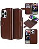 xBase by PowerPeak Folio Exec Wallet Case with MagSafe for iPhone 16 Pro - (BROWN) (Only Ground Shipping)