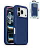 xBase by PowerPeak Liquid Silicone Gel/Rubber MagSafe for iPhone 17 Pro (BLUE) (Only Ground Shipping)
