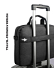 xBase by PowerPeak Deluxe Professional Laptop Bag (HEATHER CHARCOAL GRAY) (Only Ground Shipping)