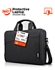 xBase by PowerPeak Deluxe Professional Laptop Bag (HEATHER CHARCOAL GRAY) (Only Ground Shipping)