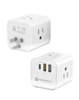Powerpeak 6in1 Multi Port Power Block (3xAC Outlets & 2x USB-A & 1x USB-C) (Only Ground Shipping)
