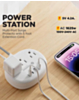 Powerpeak 7in1 Power Station with Surge Protection (3xAC Outlets & 2x USB-A & 2x USB-C) (Only Ground Shipping)