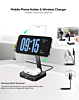 Esoulk 2-In-1 Magnetic Wireless Charger (15W) (BLACK) (Only Ground Shipping)