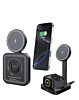 Esoulk 2-In-1 Foldable Magnetic Wireless Charger (15W) (BLACK) (Only Ground Shipping)