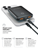 PowerPeak Dual USB Charging Ports Power Bank (BLACK) (5000 mAh) (Only Ground Shipping)