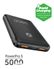 PowerPeak Dual USB Charging Ports Power Bank (BLACK) (5000 mAh) (Only Ground Shipping)