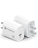 PowerPeak USB-C PD Wall Charger (WHITE) (20W) (Only Ground Shipping)