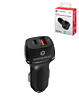 PowerPeak USB A+C Dual Port Power Delivery Car Charger (48W) - (BLACK) (Only Ground Shipping)