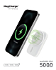 PowerPeak Wireless Charger Power Bank - (WHITE) (5000 mAh) (Only Ground Shipping)