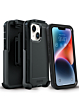 xBase Boulder Heavy-Duty MagSafe Protective Case for iPhone 13 / 14 with Belt Clip (BLACK) (Only Ground Shipping)
